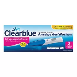 CLEARBLUE Grūtniecības tests ar nedēļas noteikšanu, 2 gab