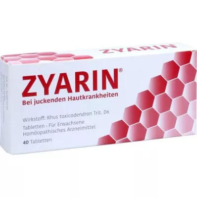 ZYARIN Tabletes, 40 gab ZYARIN Tabletes, 40 gab