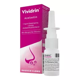 VIVIDRIN Azelastīna 1 mg/ml deguna aerosola šķīdums, 10 ml