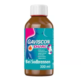 GAVISCON Dual 500mg/213mg/325mg suspensija iekšķīgai lietošanai, 300 ml