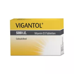 VIGANTOL 500 I.E. D3 vitamīna tabletes, 100 gab