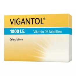 VIGANTOL 1000 SV D3 vitamīna tabletes, 100 gab