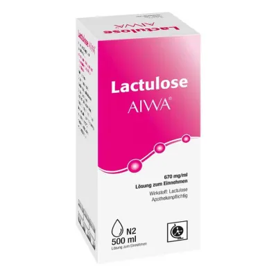Laktuloze AIWA 670 mg/ml iekšķīgi lietojama šķīduma, 500 ml Laktuloze AIWA 670 mg/ml iekšķīgi lietojama šķīduma, 500 ml