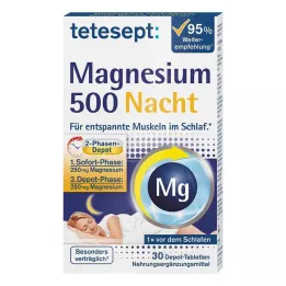 TETESEPT Magnija 500 nakts tabletes, 30 gab