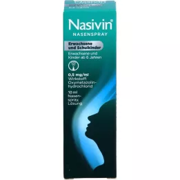 NASIVIN Deguna aerosols pieaugušajiem un skolēniem, 10 ml