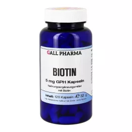 BIOTIN 5 mg GPH kapsulas, 120 gab