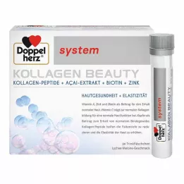 DOPPELHERZ Collagen Beauty sistēmas dzeramās pudeles, 30 gab