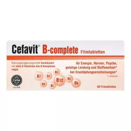 CEFAVIT B-pilna apvalkotās tabletes, 60 gab
