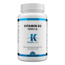 D vitamīna 1000 SV tabletes, 100 gab