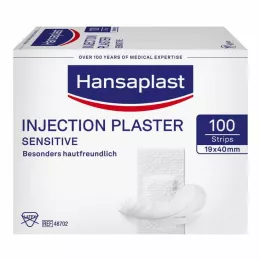 HANSAPLAST Jutīgais injekcijas apmetums 1,9x4 cm, 100 gab