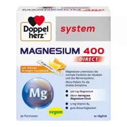 DOPPELHERZ Magnesium 400 DIRECT sistēmas granulas, 30 gab