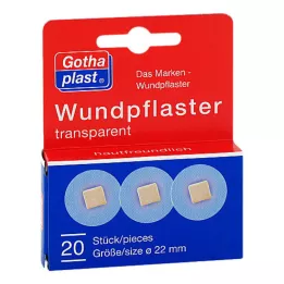 GOTHAPLAST Brūču apmetums 2,2 cm caurspīdīgs, 20 gab