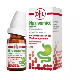 NUX VOMICA D 6 DHU Glob.gremošanas trakta slimībām, 10 g