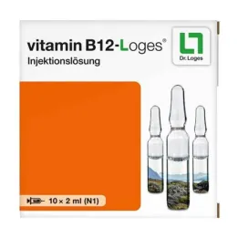 vitamīns B12-Loges® injekciju šķīdums, 10X2 ml