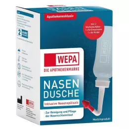 WEPA Deguna duša ar 10x2,95 g deguna skalošanas sāls, 1 P