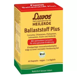LUVOS Ārstnieciskā māla Organic Fiber Plus kapsulas, 60 gab