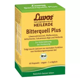 LUVOS Healing Earth Bio Bitterquell Plus kapsulas, 60 gab