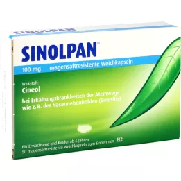 SINOLPAN 100 mg zarnās šķīstošās mīkstās kapsulas, 50 gab