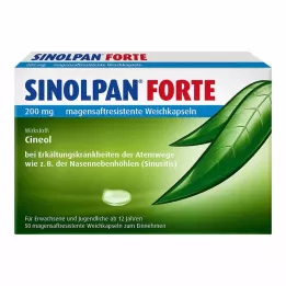 SINOLPAN forte 200 mg zarnās šķīstošās mīkstās kapsulas, 50 gab