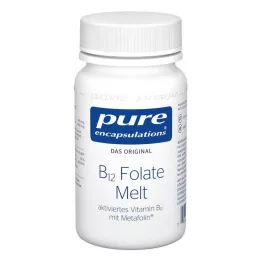 PURE ENCAPSULATIONS B12 Folātu kausējuma pastiles, 90 gab