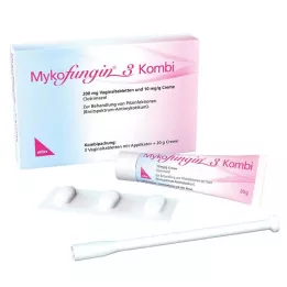 MYKOFUNGIN 3 kombinētas 200 mg maksts tabletes + 10 mg/g Cre., 1 iepakojums