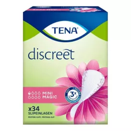 TENA LADY Diskrēti ieliktņi mini maģija, 34 gabali