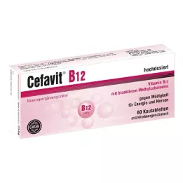 CEFAVIT B12 košļājamās tabletes, 60 gab