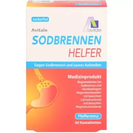 SODBRENNEN Helfer košļājamās tabletes, 60 gab