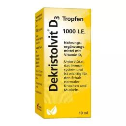 DEKRISTOLVIT D3 1000 SV pilieni, 10 ml