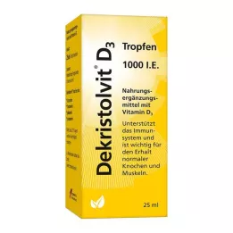 DEKRISTOLVIT D3 1000 SV pilieni, 25 ml