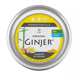 INGWER GINJER Pastilas Organic Lemon, 40 g