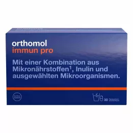 ORTHOMOL Immun pro Granulu/Capsules Combo Pack, 30 gab