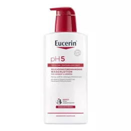 EUCERIN pH5 mazgāšanas losjons jutīgai ādai ar pumpīti, 400 ml
