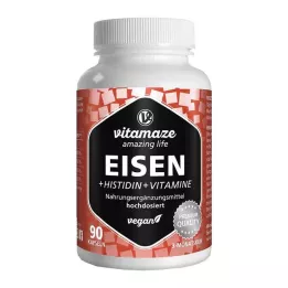 EISEN 20 mg+Histidīns+Vitamīns C/B9/B12 kapsulas, 90 gab