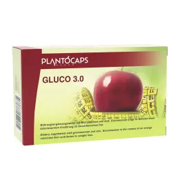 PLANTOCAPS GLUCO 3,0 kapsulas, 60 gab