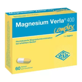 MAGNESIUM VERLA 400 kapsulas, 60 gab