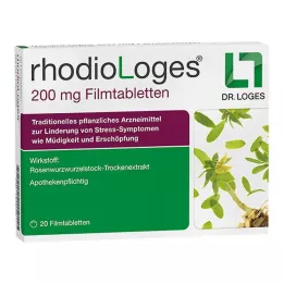 RHODIOLOGES 200 mg apvalkotās tabletes, 20 gab