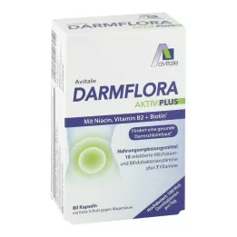 DARMFLORA Aktiv Plus 100 miljardi baktēriju + 7 vitamīni, 80 gab