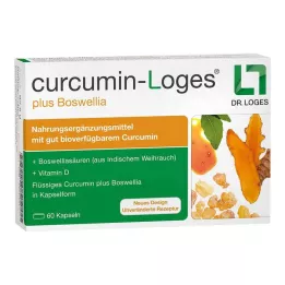 CURCUMIN-LOGES plus Boswellia kapsulas, 60 gab
