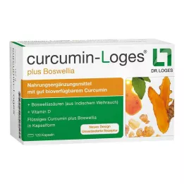 CURCUMIN-LOGES plus Boswellia kapsulas, 120 gab