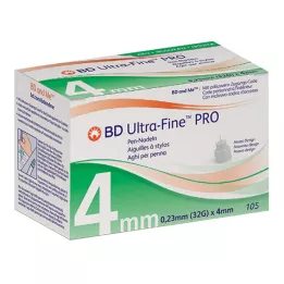 BD ULTRA-FINE PRO Pildspalvas adatas 4 mm 32 G 0,23 mm, 105 gab