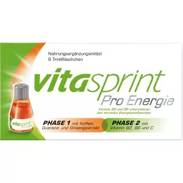 VITASPRINT Pro enerģijas dzērienu pudeles, 8 gab