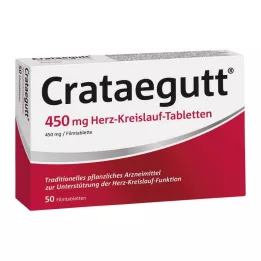 CRATAEGUTT 450 mg sirds un asinsvadu tabletes, 50 gab