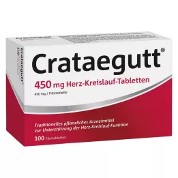 CRATAEGUTT 450 mg sirds un asinsvadu tabletes, 100 gab