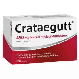 CRATAEGUTT 450 mg sirds un asinsvadu tabletes, 200 gab