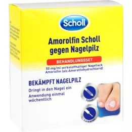 AMOROLFIN Scholl pret nagu sēnīšu ārstēšanas komplekts, 2,5 ml