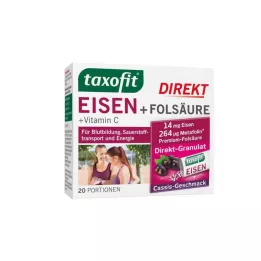TAXOFIT Dzelzs+Folskābe Direct Granules, 20 gab