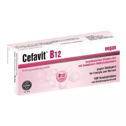 CEFAVIT B12 košļājamās tabletes, 100 gab