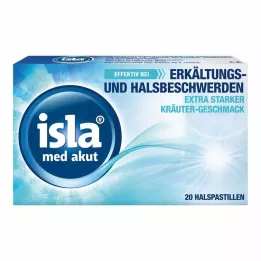 ISLA MED akūtās pastilas, 20 gab