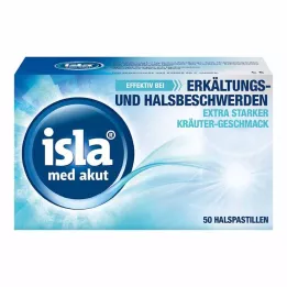 ISLA MED akūtās pastilas, 50 gab
